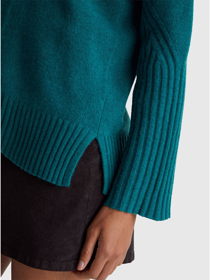 V NECK SWEATER L/S Women image number 4